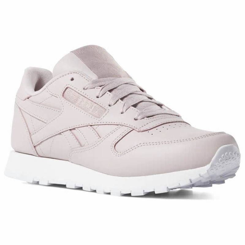 Tenisi Reebok Classic Leather Dama Violet/Albi Romania TU5346EM